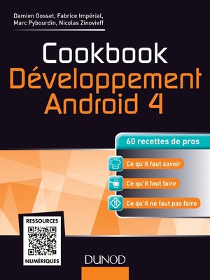 cover image of Cookbook Développement Android 4